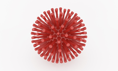 Modern virus 3d model