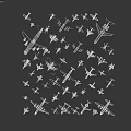 Different Types Of Colorful Model Airplanes Arranged Densely On Gray Background