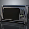 Modern Black Microwave Oven With Control Panel And Button Design For Kitchen