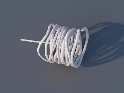 Hemp Rope 3D Model 3d model