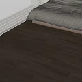 Modern Bedroom Interior Featuring Natural Wood Flooring With Warm Texture And Cozy Bedding