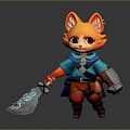 Fox Cartoon Fox Small Fox Cartoon Characters Cartoon Animals Cartoon Small Animals Game Characters 3d model