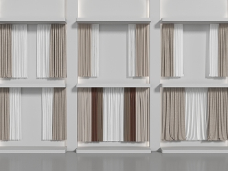 Modern Curtains 3d model