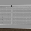 Modern rolling shutter door rolling gate warehouse garage security door 3d model