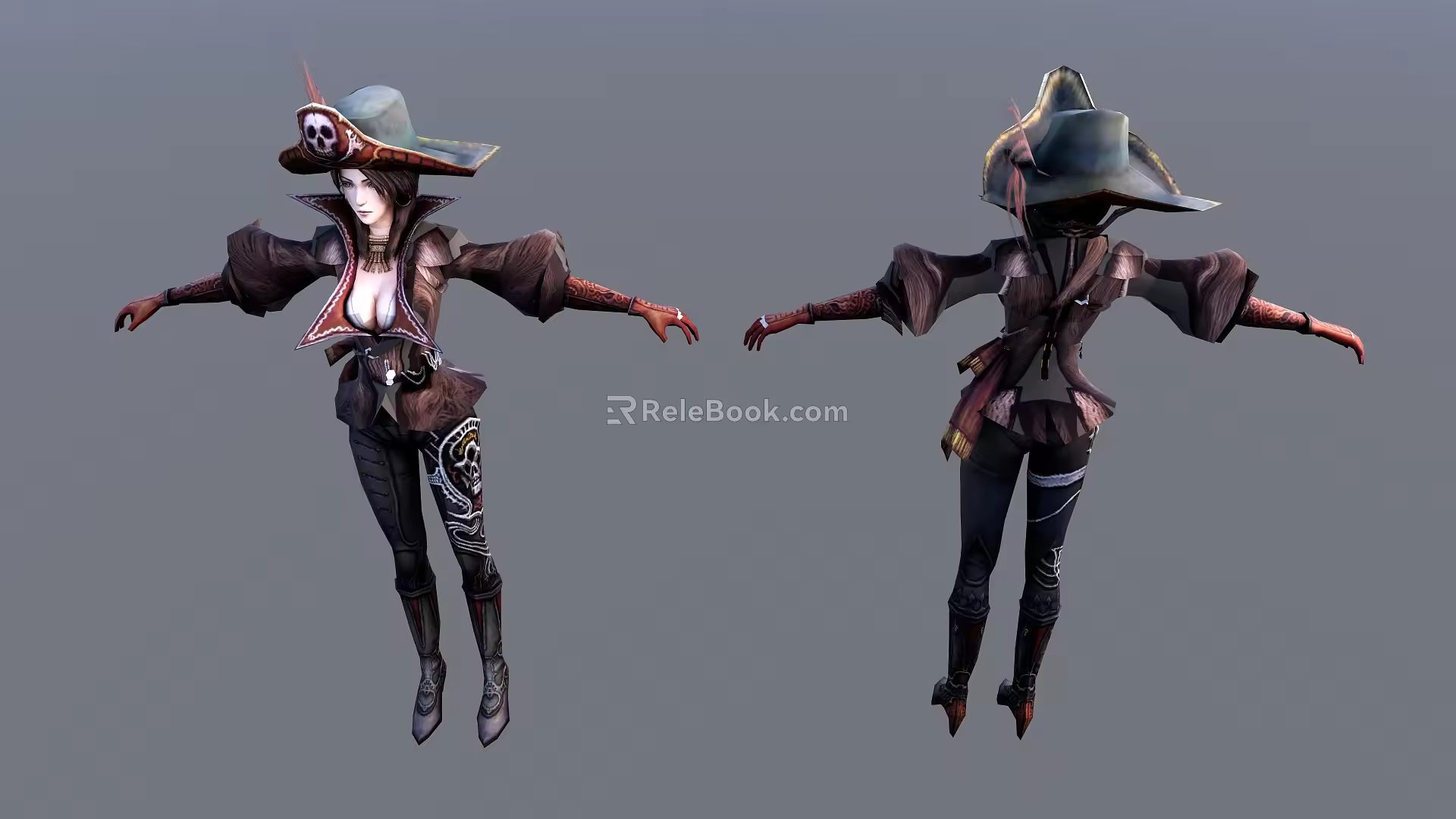 Modern game character Sword of Excellence Angelina 3d model