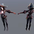 Modern game character Sword of Excellence Angelina 3d model
