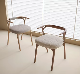 Modern Single Chair Tea Chair Book Chair Dining Chair 3d model