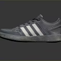 Blue Casual Sneakers With Silver Stripes And Simple Lightweight Design For Daily Wear