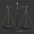 Professional Metallic Balance Scale as Commercial Equipment for Accurate Weighing in Business Operations
