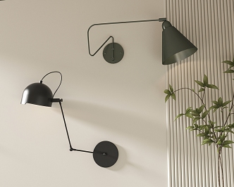 Wall lamp combination 3d model