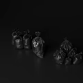 Practical Black Trash Bags In Different Sizes For Household Daily Use