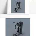 Sports Equipment Home Gym Multi Functional Steel Training Machine With Dumbbells And Racks