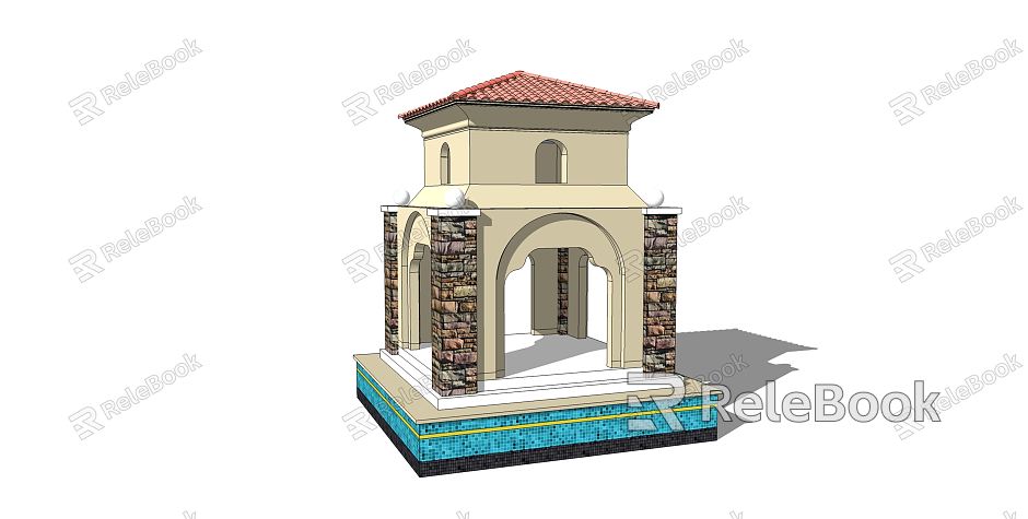 European-style Pavilion Spain model