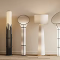 Cream Floor Lamp Art Floor Lamp Minimalist Floor Lamp Quiet Floor Lamp Cream Floor Lamp Metal Floor Lamp Floor Lamp 3d model
