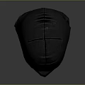 Gray Balaclava Full Head Coverage Design With Eye Opening And Fabric Texture