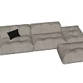 Modern Multiplayer Sofa 3d model