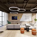 Modern Leisure Area 3d model