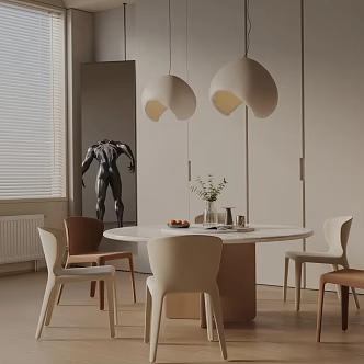 Modern table combination 3d model