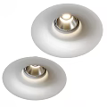 Sleek Modern White Recessed Downlight Spotlight With Bright LED And Simple Design For Home Use