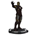 Iron Man Game and Movie Character 3D Model in Standing Pose with Circular Base