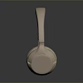 Modern Beige Over Ear Computer Headphones with Soft Cushions and Adjustable Headband
