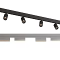 Adjustable LED Linear Track Downlights and Spotlights for Ceiling Lighting