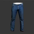 Classic Blue Straight Leg Jeans Comfortable Stylish Casual Everyday Wear For Men Women