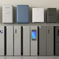 Modern Refrigerators and Freezers in Different Styles Various Colors Sleek Designs and Digital Screens
