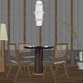Antique Negotiation Table and Chair Negotiation Table Leisure Table and Chair Coffee Table and Chair Reception Table and Chair Signing Table and Chair 3d model