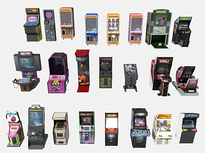 Modern Game Machine 3d model