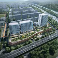 Style Science City Compound Comprehensive Community 3d model