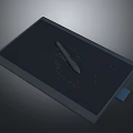 Modern Drawing Tablet With Stylus Pen And Blue Accessory For Daily Use