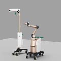 Advanced Medical Equipment Robotic Arm Device With Mobile Base And Precision Controls