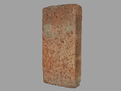 brick cement brick red brick concrete brick 3d model