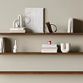 Modern Wall Shelf Storage Rack 3d model