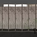 Screen partition 3d model