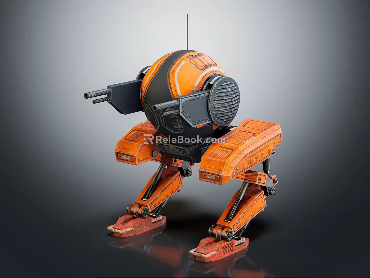 modern robot 3d model