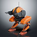modern robot 3d model