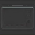 Industrial Metal Equipment With Display Screen Red Buttons And Handle