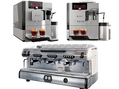 Modern coffee machine model