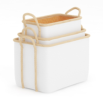 Modern Storage Basket 3d model