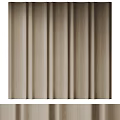 Wooden Textured Background Wall Panels With Vertical Slats And Various Neutral Tones