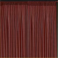 Beige Double Layer Curtains With Sheer Linen Panels For Window Decoration