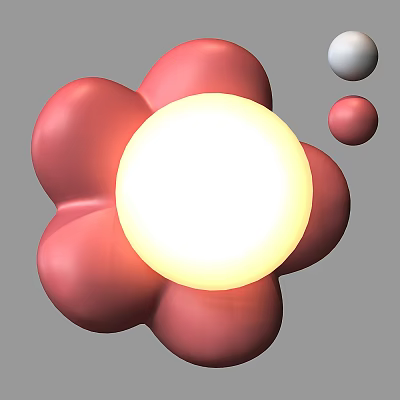 Modern Wall Lamp Simple Children's Room Wall Lamp 3d model