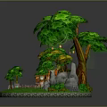 Game Environment Game Scene Fairy Tale Scene Fairy Tale Magic Scene Magic Item Fantasy Scene 3d model