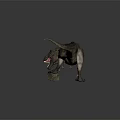 Realistic Tyrannosaurus Rex Dinosaur Model With Open Mouth And Detailed Skin