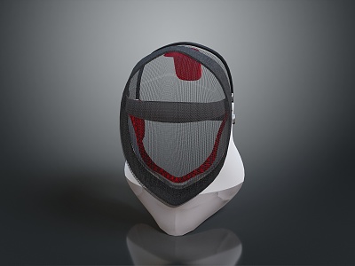 Fencing mask gas mask sci-fi gas mask gas mask respirator breathing mask biochemical mask 3d model