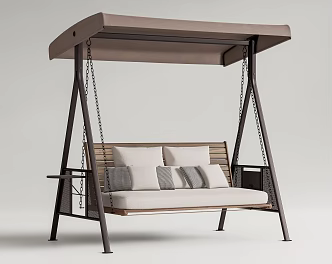 Modern Swing Chair Outdoor Swing Courtyard Swing Hanging Chair Outdoor Rocking Chair 3d model