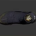 Comfortable High Top Casual Shoes With Fabric Material And Velcro Straps Design