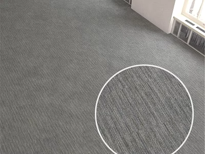 Gray Textured Carpet Floor Design With High Quality Material For Indoor Spaces 3d model